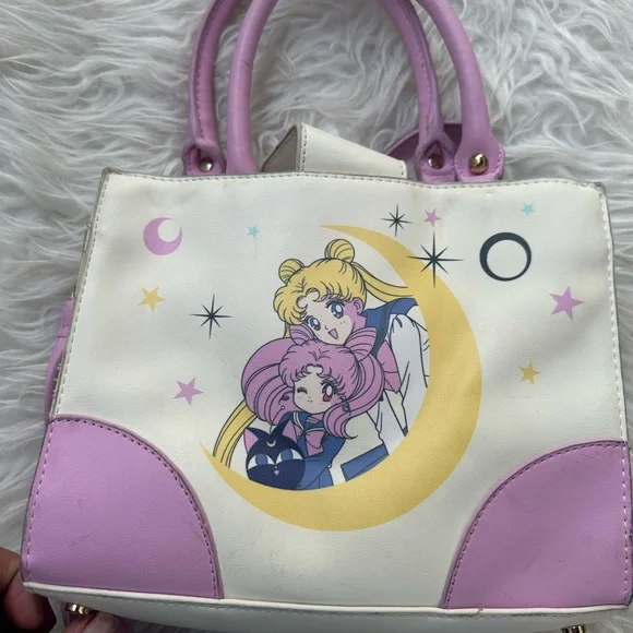 Sailor Moon Pink and White Handbag - Picture 5 of 8